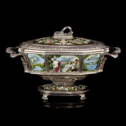 Picture 1/13 -Spanish gilded silver soup bowl