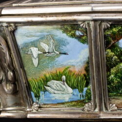 Picture 10/13 -Spanish gilded silver soup bowl