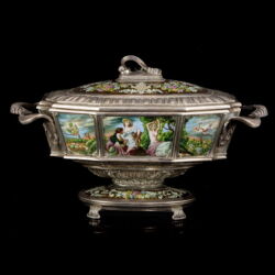 Picture 2/13 -Spanish gilded silver soup bowl