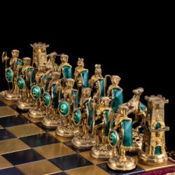 Picture 9/11 -Aranyozott ezüst sakk kész (Pénzverde műhelyéből )