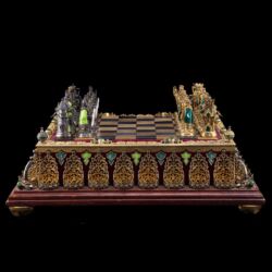 Picture 10/11 -Aranyozott ezüst sakk kész (Pénzverde műhelyéből )