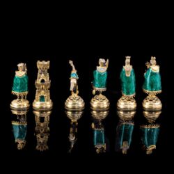 Picture 11/11 -Aranyozott ezüst sakk kész (Pénzverde műhelyéből )