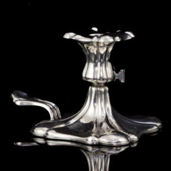 Picture 1/3 -Bécsi ezüst kézi gyertyatartó