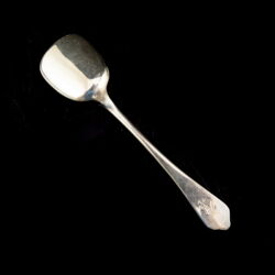 Picture 3/3 -Szamárhát fazonú pesti ezüst fagylaltos kanál szett (8 darabos)