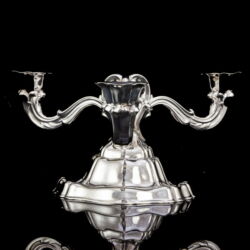 Picture 2/4 -Háromkarú bécsi ezüst asztali gyertyatartó