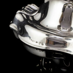 Picture 4/4 -Háromkarú bécsi ezüst asztali gyertyatartó