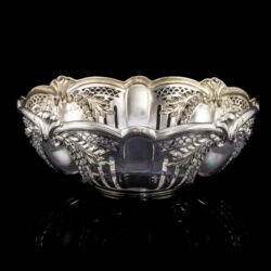 Picture 1/3 -Neoclassical silver fruit offering plate