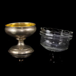 Picture 2/3 -Pesti ezüst kaviártartó kiskínáló 