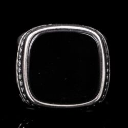 Picture 3/6 -Férfi ónixköves ezüst pecsétgyűrű