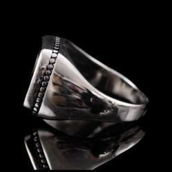 Picture 5/6 -Férfi ónixköves ezüst pecsétgyűrű