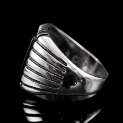 Picture 4/5 -Férfi ónixköves ezüst pecsétgyűrű