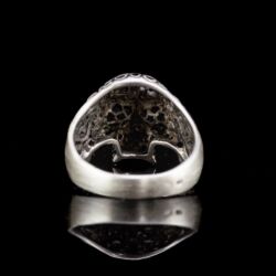 Picture 4/4 -Koponyás ezüst gyűrű