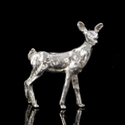 Kép 1/2 - Mini ezüst őzike figura