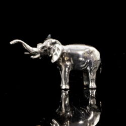 Kép 2/2 - Mini ezüst elefánt figura