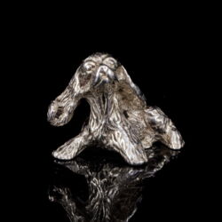 Kép 2/2 - Mini ezüst kutya figura