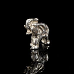Kép 2/2 - Mini ezüst elefánt figura