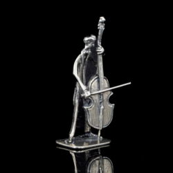 Kép 1/2 - Mini ezüst zenész figura