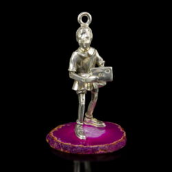 Kép 2/3 - Mini ezüst Pinoccio figura