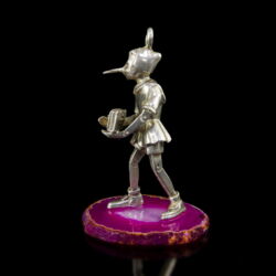 Kép 3/3 - Mini ezüst Pinoccio figura