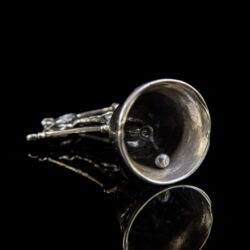 Kép 2/2 - Mini ezüst babaváró csengő
