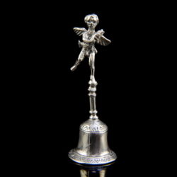 Picture 1/2 -Mini silver bell with putto