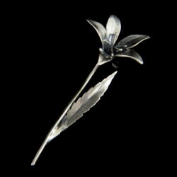 Kép 1/2 - Mini ezüst virág