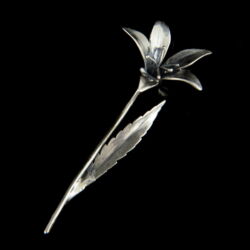 Picture 1/2 -Mini silver flower