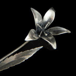 Kép 2/2 - Mini ezüst virág