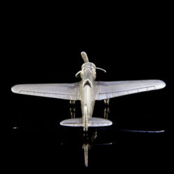 Kép 3/3 - Mini ezüst vadászrepülő