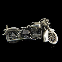 Kép 3/3 - Mini ezüst motorbicikli