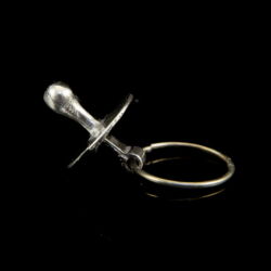 Picture 1/2 -Mini silver pacifier