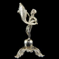Picture 2/2 -Mini silver figure: "The big catch"