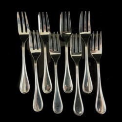 Picture 4/4 -Silver cake fork set (6 people)