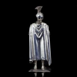 Kép 4/5 - Ezüst római légiónárius figura