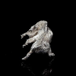 Kép 5/5 - Mini ezüst vaddisznó figura