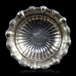 Picture 3/3 -Viennese empire silver offering bowl with base