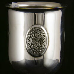 Kép 2/4 - Sterling ezüst talpas pohár