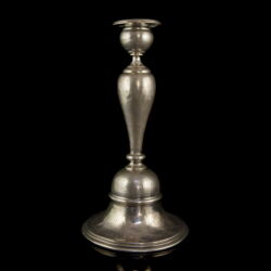 Picture 2/2 -Viennese silver candle holder with KG monogram