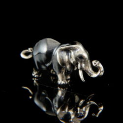 Kép 2/2 - Mini ezüst elefánt medál