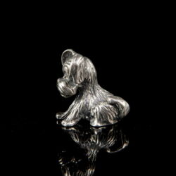 Kép 2/2 - Mini ezüst kutya figura