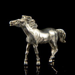Kép 2/2 - Mini ezüst ló figura