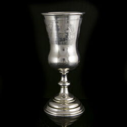 Picture 1/3 -Silver cup with engraved decoration and base