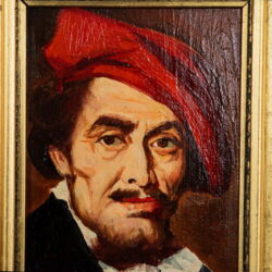 Picture 2/2 -Unknown 20th century painter: Male portrait