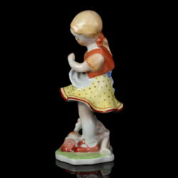 Picture 3/5 -Herendi porcelán figura kislány játék babával