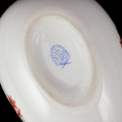 Kép 5/5 - Herendi porcelán tojás bonbonier orange/narancs színű Nanking dekorral