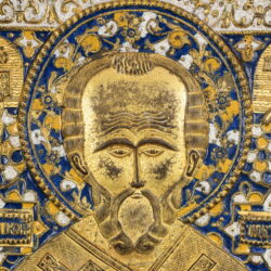 Picture 2/10 -Saint Nicholas Bronze Icon representation