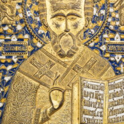 Picture 3/10 -Saint Nicholas Bronze Icon representation