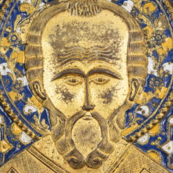 Picture 9/10 -Saint Nicholas Bronze Icon representation