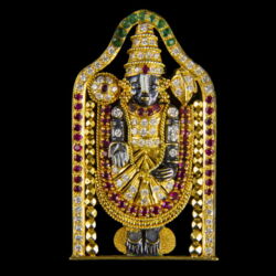 Kép 1/2 - Indiai Shiva figurás drágaköves medál