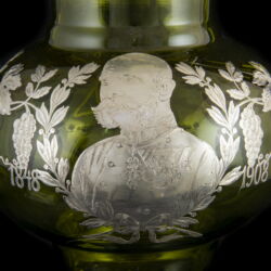 Picture 3/6 -Franz Joseph glass wine jug - from Dr. Kaps to the Vienna Shooting Society